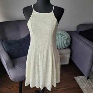 White lace dress